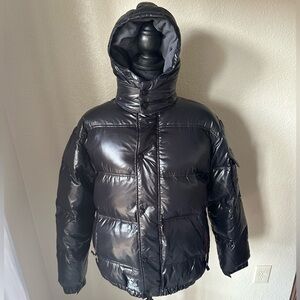 Women’s Black Metallic Down Women’s LRG Puffer